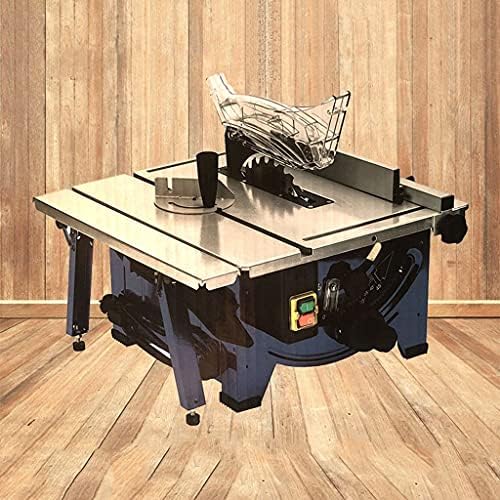 Power Tools Household Woodworking Table Saw Multifunctional Desktop Wood Plastic Panel Saw 45 Degree Bevel Cut (Color : Blue, Size : 48.5 * 44 * 27cm) - Image 3