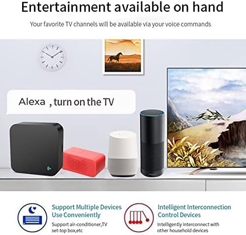 YAKUHY WiFi Smart Remote Controller, RF IR Universal Remote Controller, Smart Home Infrared Universal Remote Blaster, Compatible with Alexa and Google Home Assistant-Without Temperature Humidity - Image 7