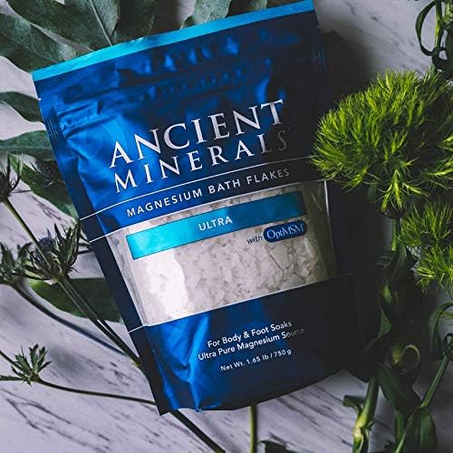 Ancient Minerals Magnesium Bath Flakes Ultra with OptiMSM - Resealable Magnesium Supplement Bag of Zechstein Chloride with Proven Better Absorption Than Epsom Bath Salt (1.65 lb) - Image 9