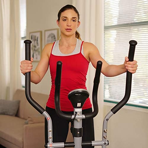 Sunny Health & Fitness Legacy Stepping Elliptical Machine, Total Body Cross Trainer with Ultra-Quiet Magnetic Belt Drive, Low Impact Exercise Equipment, Optional Bluetooth with Exclusive SunnyFit App - Image 8