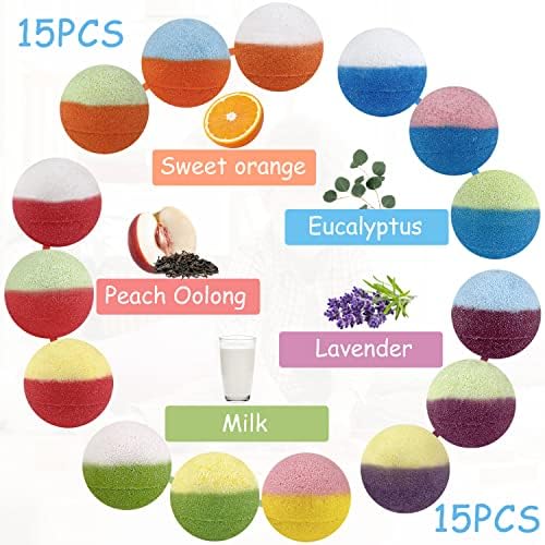 15PCS XL Bath Bombs for Kids with Animal Racing Cars Inside, Gentle & Kid Safe Bubble Bath Fizzies, Birthday Gift for Boys & Girls - Image 2