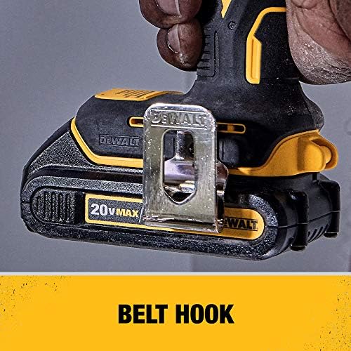 DEWALT ATOMIC 20V MAX* Cordless Drill Combo Kit , Compact (DCK278C2) - Image 8