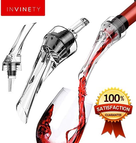 Wine Aerator Pourer by Invinety | All in one Diffuser, Decanter and Oxygenator | Enhance Wine Flavors with a Smoother Finish | Premium Aerating Decanter Spout (1) - Image 2