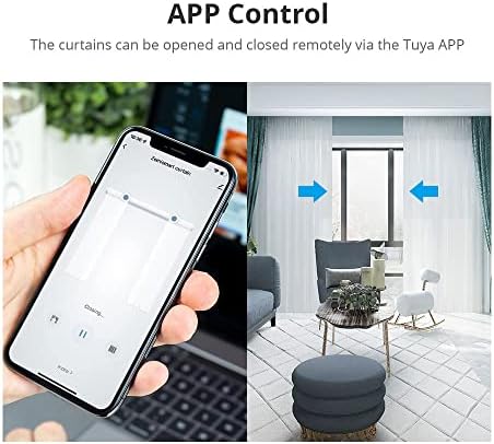 Zigbee Smart Curtains System, Easy Installation, Electric Motorized Splicing Curtain Track, Alexa/Google Home/Tuya APP Remote Control (3m (118")) - Image 7