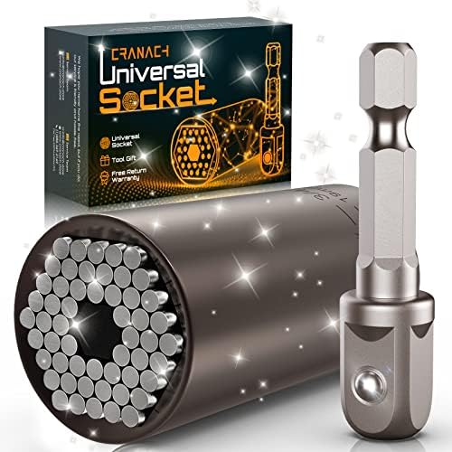 Stocking Stuffers Super Universal Socket - Tools Gifts for Men Women Grip Socket with Power Drill Adapter Cool Gadgets for Men Car Guy Birthday Gift Ideas for Grandpa Dad Stuff Husband Christmas Gifts - Image 7