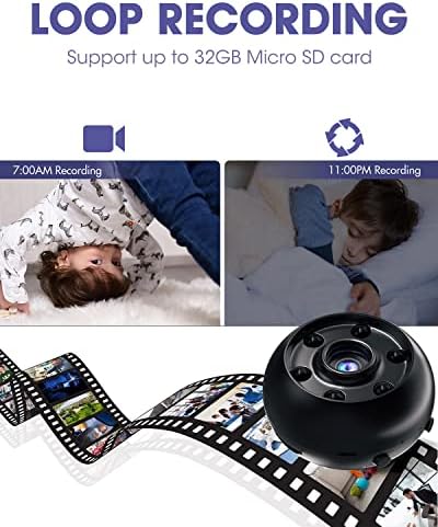 Lagasang Hidden Camera WiFi Mini Spy Camera Hidden Camera Wireless HD 1080P Small Camera with Motion Detection Spy Cameras for Home Security and Outdoor Nanny Cams - Image 5