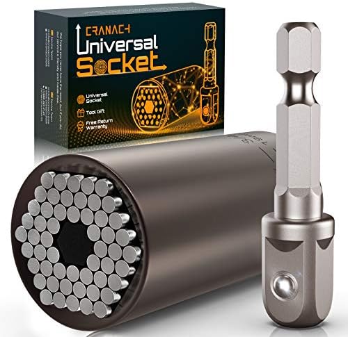 Stocking Stuffers Super Universal Socket - Tools Gifts for Men Women Grip Socket with Power Drill Adapter Cool Gadgets for Men Car Guy Birthday Gift Ideas for Grandpa Dad Stuff Husband Christmas Gifts