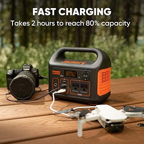 Jackery Portable Power Station Explorer 300, 293Wh Backup Lithium Battery, 110V/300W Pure Sine Wave AC Outlet, Solar Generator (Solar Panel Not Included) for Outdoors Camping Travel Hunting Blackout - Image 3