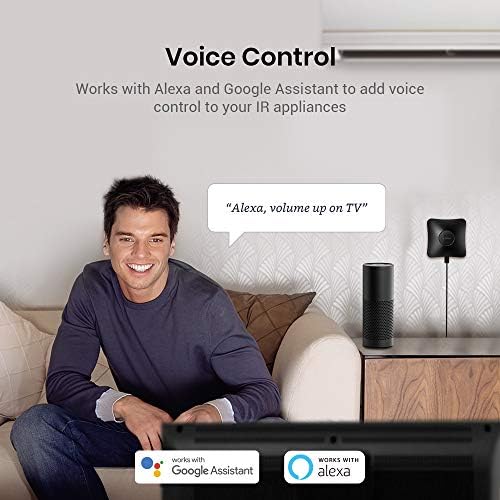 Broadlink RM4 pro Smart IR/RF Remote Control Hub with Sensor Cable-WiFi IR/RF Blaster for Smart Home Automation, TV, Curtain, Shades Remote, Works with Alexa, Google Assistant, IFTTT (RM4 pro S) - Image 5