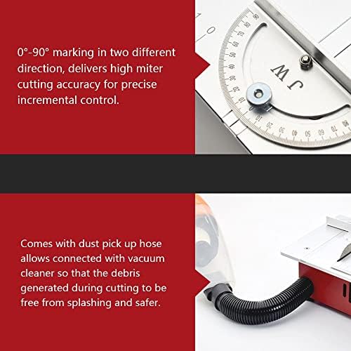 T30 Mini Multifunctional Table Saw Electric Desktop Saws Small Household DIY Cutting Tool Woodworking Bench Lathe Cutter Machine (Color : S-2 Pro, Size : 1) - Image 4