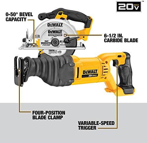 DEWALT 20V MAX Power Tool Combo Kit, 9-Tool Cordless Power Tool Set with 2 Batteries and Charger (DCK940D2) - Image 7
