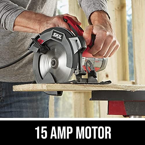 SKIL 15 Amp 7-1/4 Inch Circular Saw with Single Beam Laser Guide - 5280-01 - Image 8