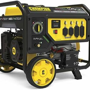 Champion Power Equipment 100891 9375/7500-Watt Dual Fuel Portable Generator, Electric Start