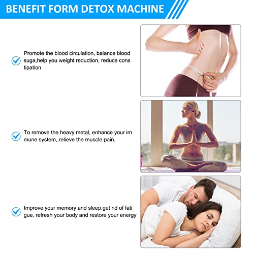 Lecaung Detox Foot Bath Machine, Portable Ion Ionic Detox Foot Bath Machine, Foot Cleanse Foot Detox Spa Machine for Home Travelling USE with 10 Liners - Image 5