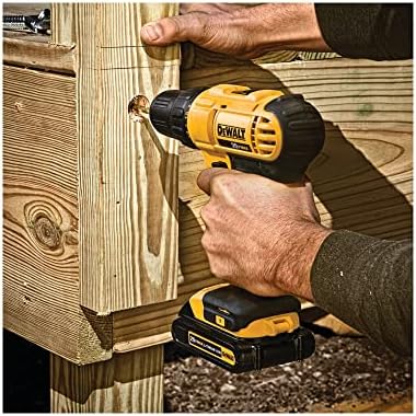 DEWALT 20V MAX Cordless Drill and Impact Driver, Power Tool Combo Kit with 2 Batteries and Charger, Yellow/Black (DCK240C2) - Image 10