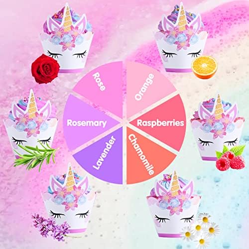 Bath Bombs, Bath Bombs for Kids, Bath Bombs Gift Set with Toys Inside, Handmade Bath Bombs for Girls with Surprise Inside, 6 x 4.7oz, Birthday Children's Day Halloween Christmas Gifts - Image 3