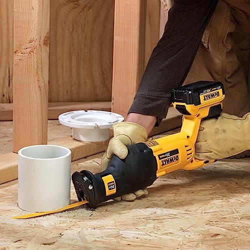 DEWALT 20V MAX Reciprocating Saw, 3,000 Strokes Per Minute, Variable Speed Trigger, Bare Tool Only (DCS380B), Black/Clear - Image 7