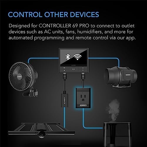AC Infinity UIS Control Plug, Socket Adapter to Connect UIS Smart Controllers to Outlet Devices - Image 2