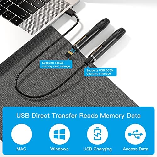 1080P Spy Hidden Camera Pen No WiFi Indoor Home Security Camera Outdoor Mini Body Video Camera Small Compact Secret Camera Monitor Nanny Camera - Image 2