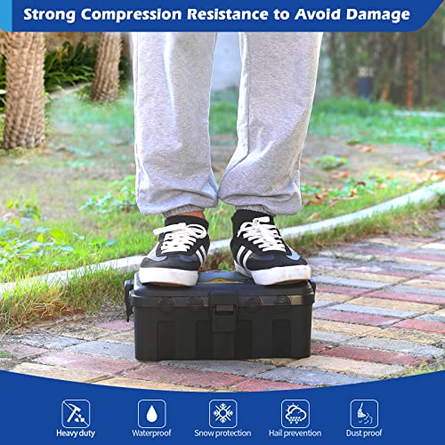 Outdoor Electrical Box,Outdoor Outlet Covers Waterproof IP54 Level Weatherproof Outdoor Covers Protect Outlet, Plug,Socket, Timer, Power Strip,Surge Holiday Light Extended Line Electrical Boxes - Image 7