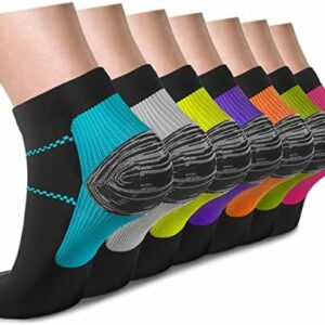 ACTINPUT Compression Socks Plantar Fasciitis for Women Men - 8-15 mmHg Best for Athletic,Support,Flight Travel,Nurses,Hiking
