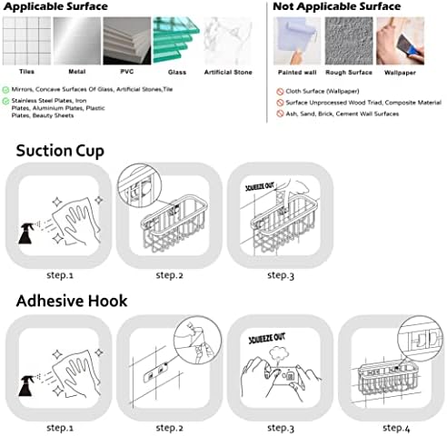 SunnyPoint NeverRust Deluxe Kitchen Sink Suction Holder for Sponges, Scrubbers, Soap, Kitchen, Bathroom, 304 Stainless Steel (Mat Black, 7.4 x 3.3 x 2.75 Inch)(Sponge & Brush NOT Included) - Image 6