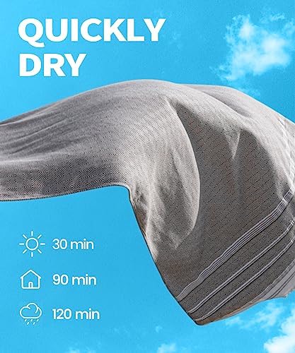 2 Packs Cotton Oversized Turkish Beach Towels 74"x38" Soft Absorbent Quick Dry Sand Free Thin Towel Bath Pool Swim Extra Large Adult Travel Essentials Cruise Accessories Blanket Clearance Necessities - Image 5