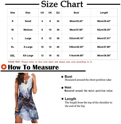 lcepcy Summer Dresses for Women 2023 Casual Bohemian Floral Print Beach Cover up Crew Neck Sleeveless Sundresses - Image 3