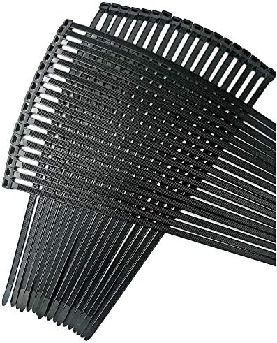 26 Inch Zip Ties Heavy Duty by Strong Ties - 50 Cable Ties Per Pack - Black Zip Ties 200lb Tensile Strength - All Weather UV Resistant, Indoor or Outdoor
