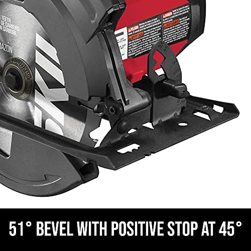 SKIL 15 Amp 7-1/4 Inch Circular Saw with Single Beam Laser Guide - 5280-01 - Image 4