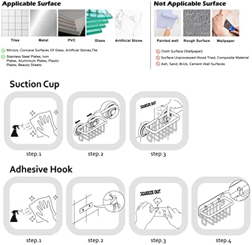 SunnyPoint NeverRust Kitchen Sink Suction Holder for Sponges, Scrubbers, Soap, Kitchen, Bathroom, 6"L x 2.36" W x 2.56"H , Aluminum (Mat Silver, Set of 1) - Image 6
