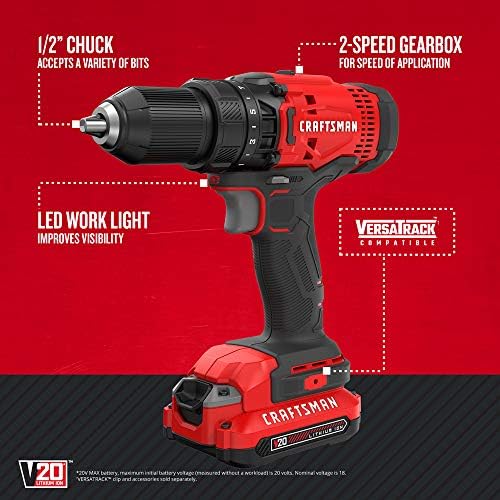 CRAFTSMAN V20 MAX Power Tool Combo Kit, 7-Tool Cordless Power Tool Set (CMCK700D2AM) - Image 2