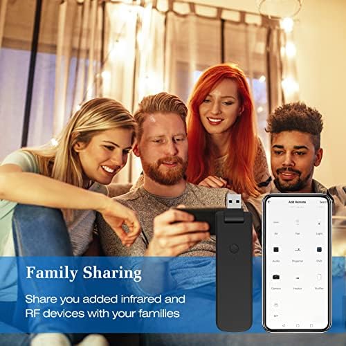 eMylo WiFi Smart IR RF Remote Controller, USB Smart IR RF Remote Control Compatible with Alexa and Google Assistant, IR Blaster for Air Conditioner, TV, Blind, RF Switch, Garage Door - Image 9