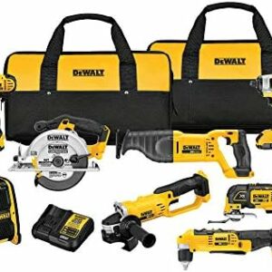 DEWALT 20V MAX Power Tool Combo Kit, 9-Tool Cordless Power Tool Set with 2 Batteries and Charger (DCK940D2)