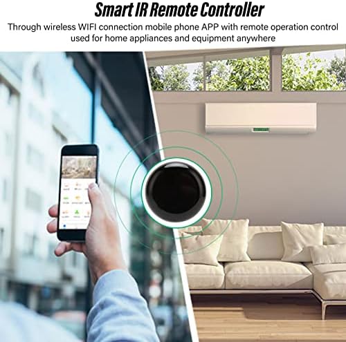 WiFi IR Universal Remote Controller, Voice Control, Smart Home Automation Infrared Blaster for Air Conditioner, Fan, TV, DVD, Set top Box, TV Box, etc. - Image 4