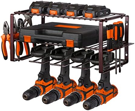 BSRHOME Power Tool Organizer Heavy Duty Tool Shelf Organizer | Wall Mounted Garage Storage Rack for Handheld & Power Tools | Perfect for Father's Day