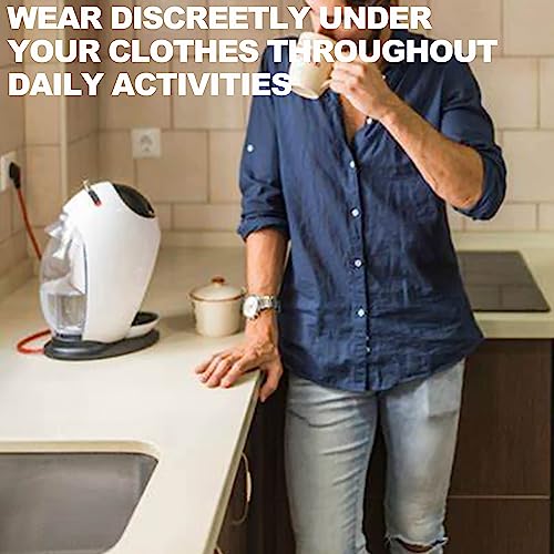 Hernia Belts for Men Inguinal - Single/Double Inguinal Hernia Support for Men/Women to Keep Inguinal/Groin Hernia from Protruding, 35"-50" Hernia Truss for Pain Relief Recovery, Adjustable & Removable - Image 7