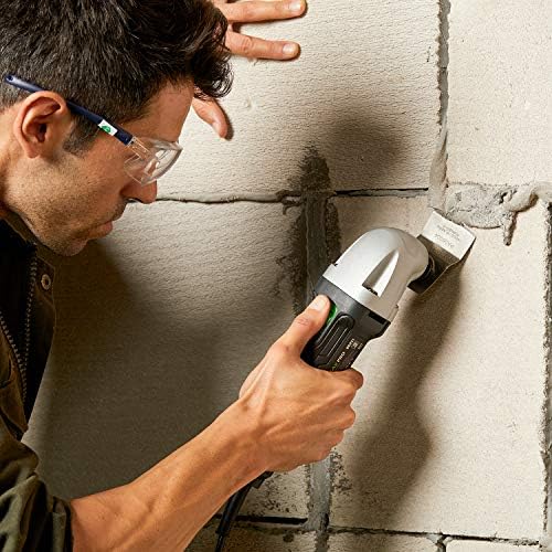 GALAX PRO 22000 OPM 1.5A Oscillating Multi Tool, 3 Degree Oscillating Angle with 3 Pieces Saw Blades, 1 Piece Semi Circle Blade Sanding Plate, 6 Pieces Sanding Papers for Sanding, Grinding - Image 4