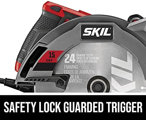 SKIL 15 Amp 7-1/4 Inch Circular Saw with Single Beam Laser Guide - 5280-01 - Image 5
