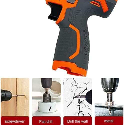 Multi-Purpose Woodworking Pistol Drill, 12v Lithium Electric Drill Rechargeable Hand Electric Drill Set Household Power Tools Lithium Battery Electric Wrench Impact Drill - Image 4