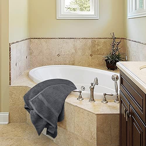 Utopia Towels 4 Pack Premium Bath Towels Set, (27 x 54 Inches) 100% Ring Spun Cotton 600GSM, Lightweight and Highly Absorbent Quick Drying Towels, Perfect for Daily Use (Grey) - Image 4