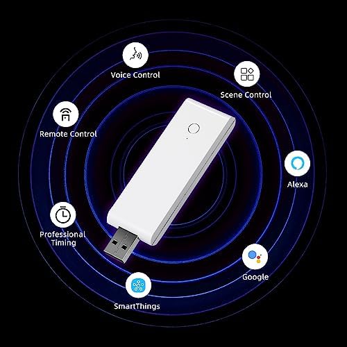 Smartwings Motorized Roller Shades Blinds Accessories Smart Link, Smart Bridge Home Automatic Smart Hub, Wi-Fi 2.4GHz, White - Image 6