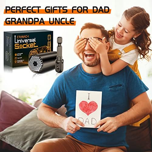 Stocking Stuffers Super Universal Socket - Tools Gifts for Men Women Grip Socket with Power Drill Adapter Cool Gadgets for Men Car Guy Birthday Gift Ideas for Grandpa Dad Stuff Husband Christmas Gifts - Image 2
