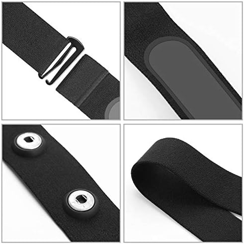 COOSPO Heart Rate Monitor Replacement Chest Strap,Replacement Heart Rate Monitor Soft Strap Compatible with Wahoo Tickr/Polar H7/Garmin HRM-Dual/moofit/XOSS/Power Labs/COOSPO - Image 4
