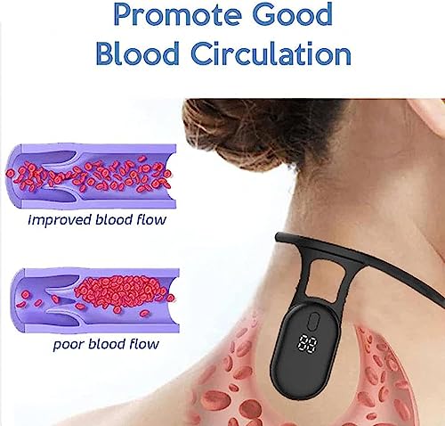 Smart Back Support, Smart Posture Reminder Corrector Device, Electronic Invisible Health Smart Back Support, Back Posture Monitoring Improving The Hunchback Posture Corrector Vibrating (Black) - Image 6