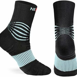 NEENCA Compression Socks, Medical Athletic Ankle Socks for Injury Recovery & Pain Relief, Sports Protection—1 Pair, 20-30 mmhg