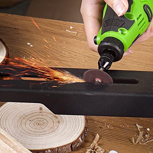 PHALANX 12V Cordless Rotary Tool Kit with Keyless Chuck, 6-Speeds 5000-32000RPM, 119 Accessories with Flex Shaft, Idea for Cutting, Grinding, Wood Carving- Include 2.0AH Battery, Charger - Image 8