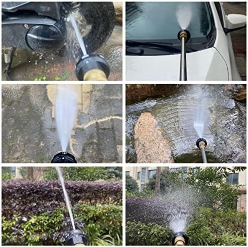 Meteor Blast Pressure Washer Spray Nozzle, 6-in-1 Quick Change over and Adjustable, 1/4in Plug Connect Tips MAX 4000PSI for Pressure Washer - Image 7