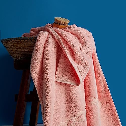 Superior 1000 Gram Egyptian Cotton Oversize 63 x 31 Bath Towel, 1 Piece, Pink Towel Pink Chain - Image 7
