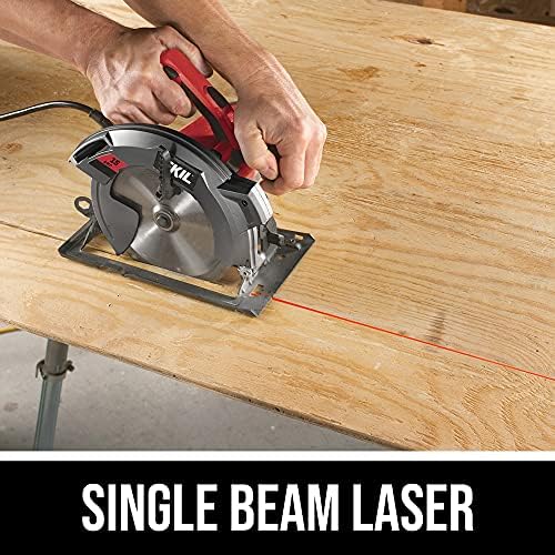 SKIL 15 Amp 7-1/4 Inch Circular Saw with Single Beam Laser Guide - 5280-01 - Image 3